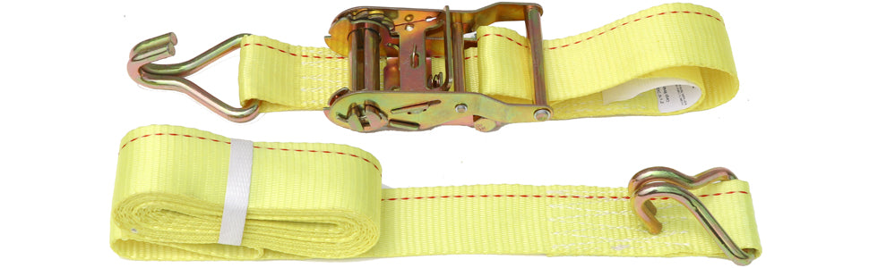Double J Hook Ratchet Tie Down Straps - Strap Lashing With Ratchet And