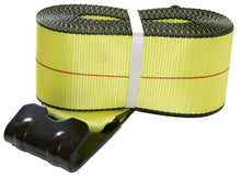 cargo winch strap with flat hook